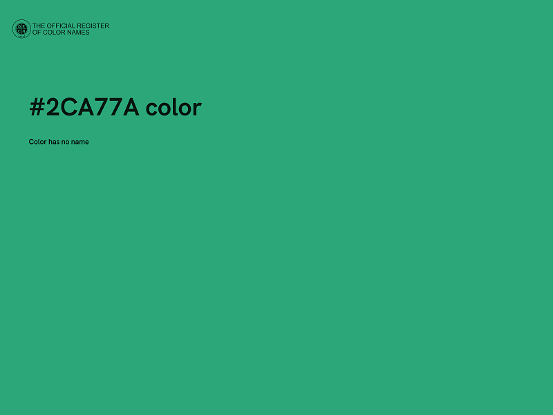 #2CA77A color image