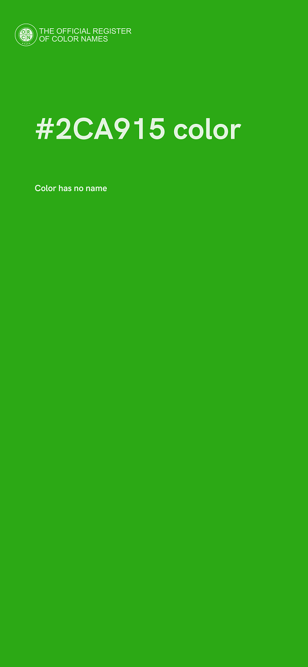 #2CA915 color image