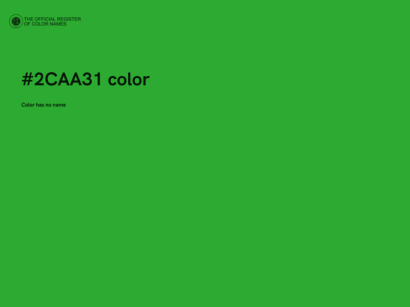 #2CAA31 color image