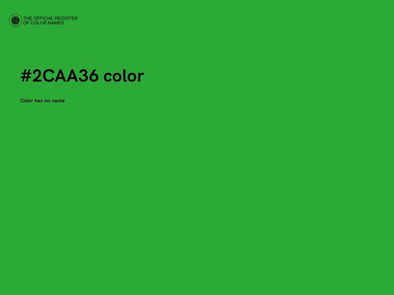 #2CAA36 color image