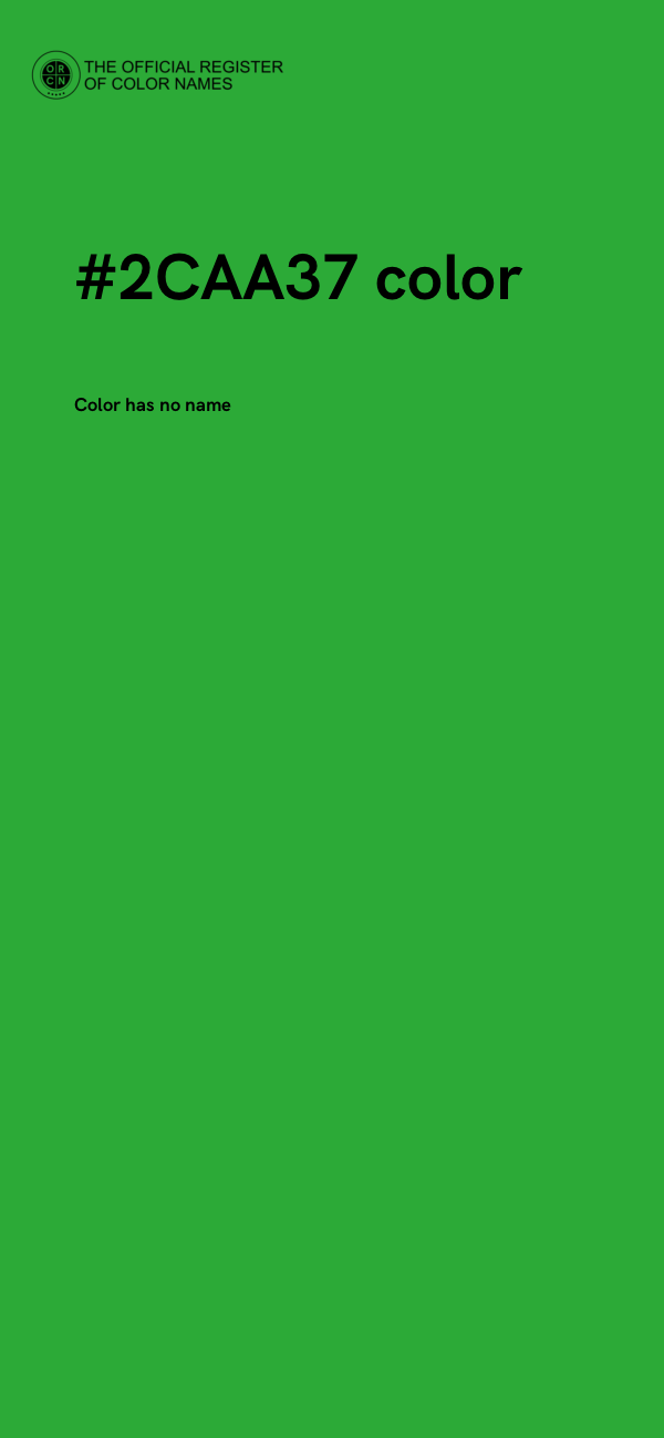 #2CAA37 color image