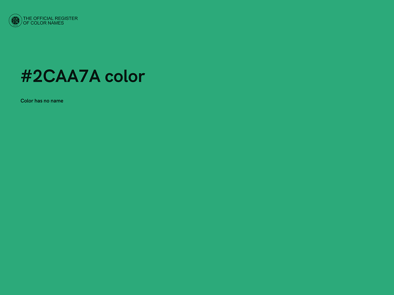 #2CAA7A color image