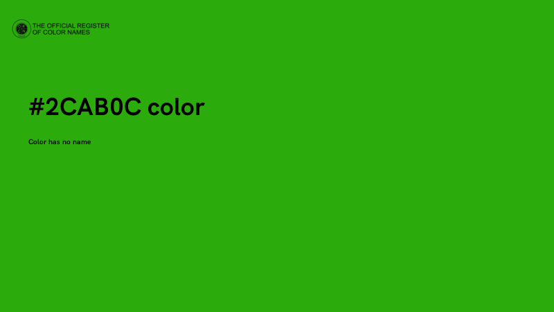 #2CAB0C color image