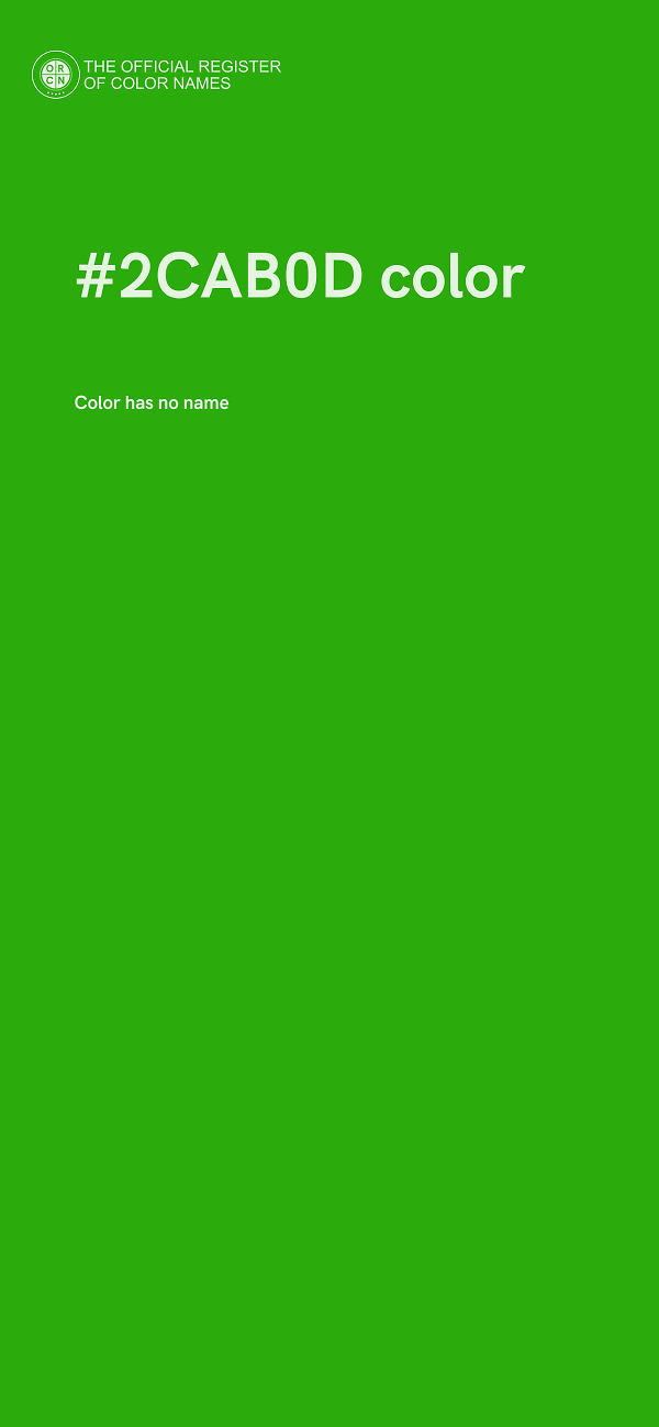 #2CAB0D color image