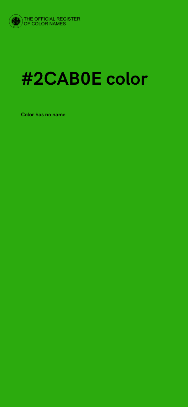 #2CAB0E color image