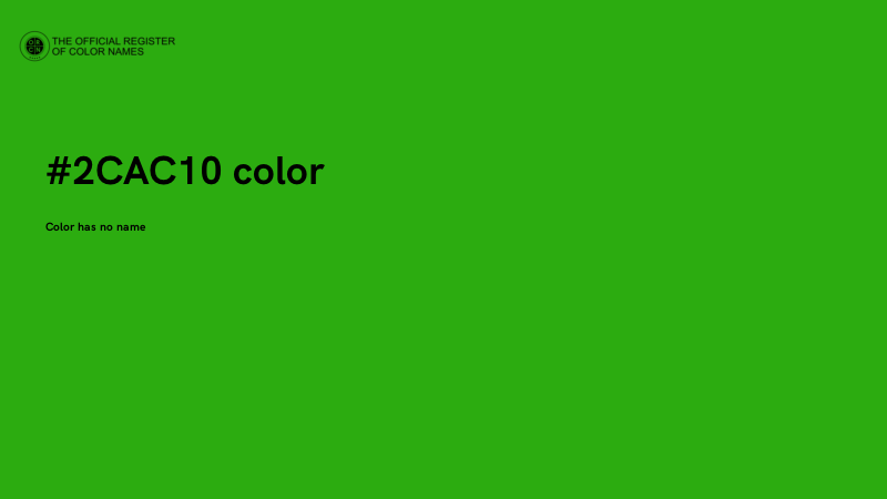 #2CAC10 color image