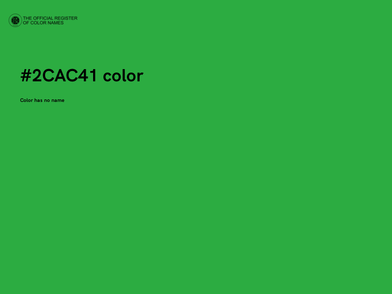 #2CAC41 color image