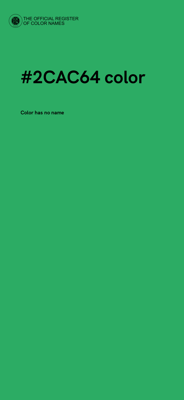 #2CAC64 color image