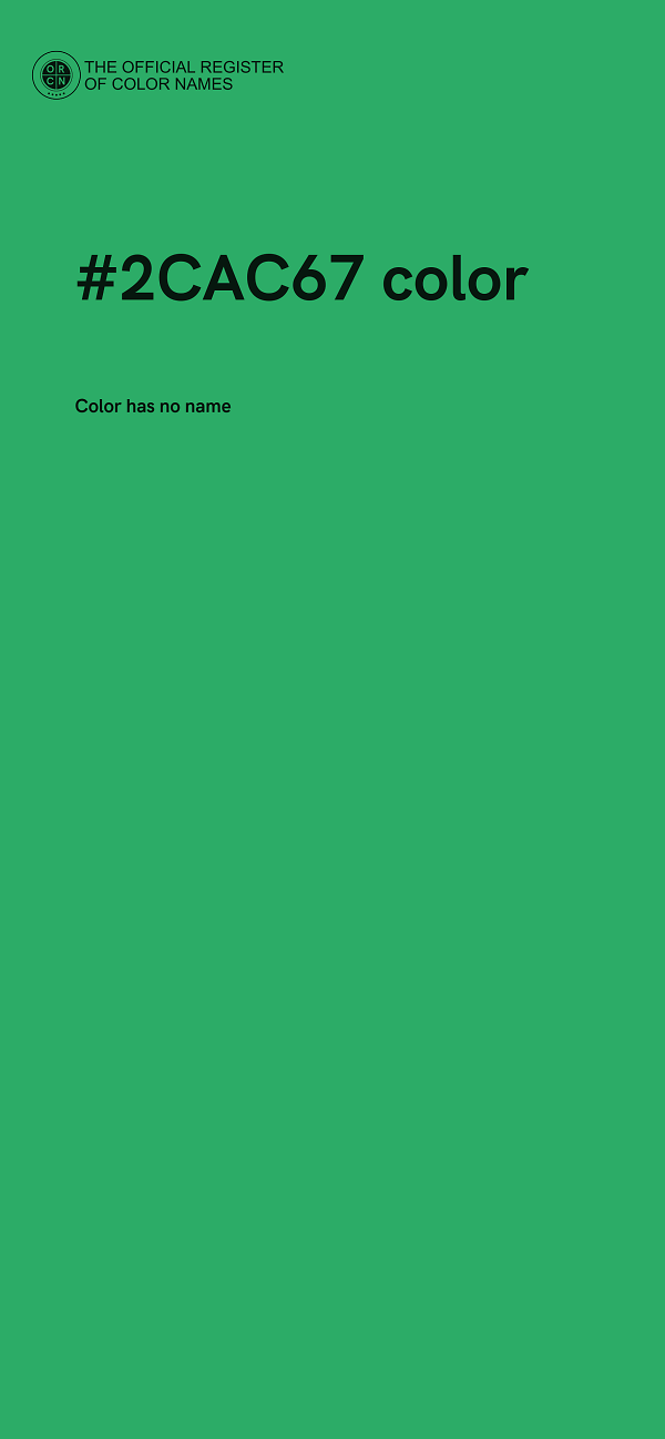 #2CAC67 color image