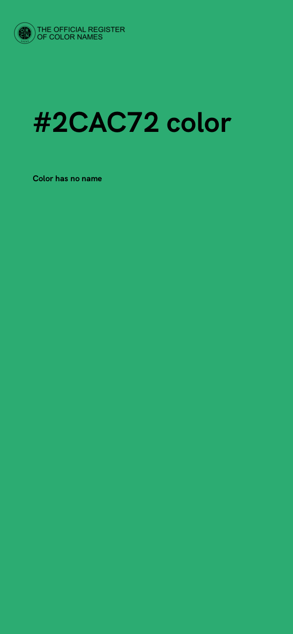 #2CAC72 color image