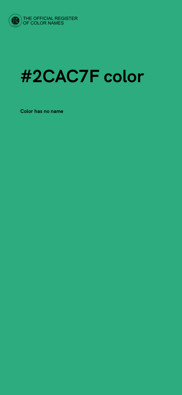 #2CAC7F color image