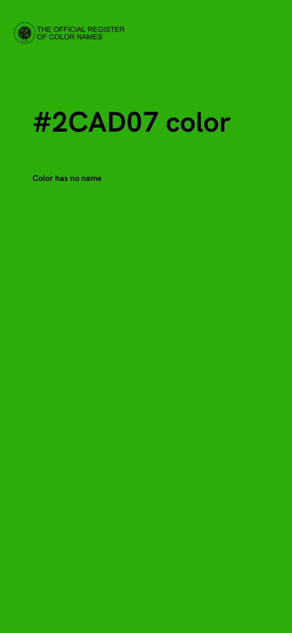 #2CAD07 color image