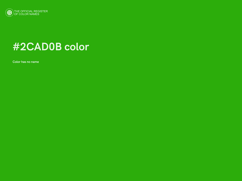 #2CAD0B color image