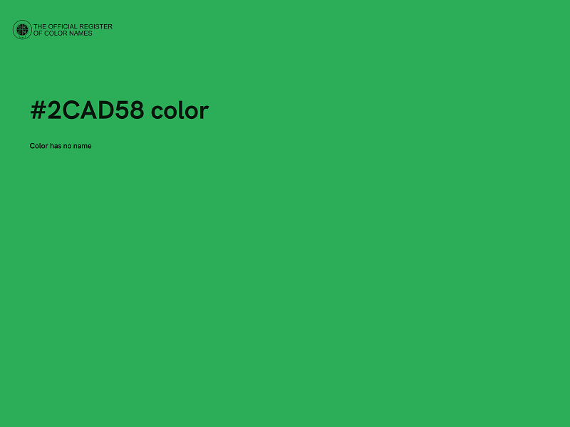 #2CAD58 color image