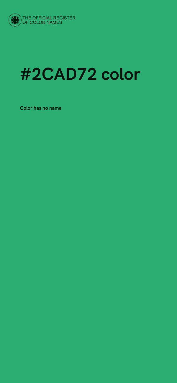 #2CAD72 color image