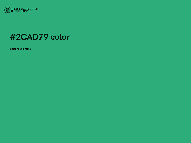 #2CAD79 color image