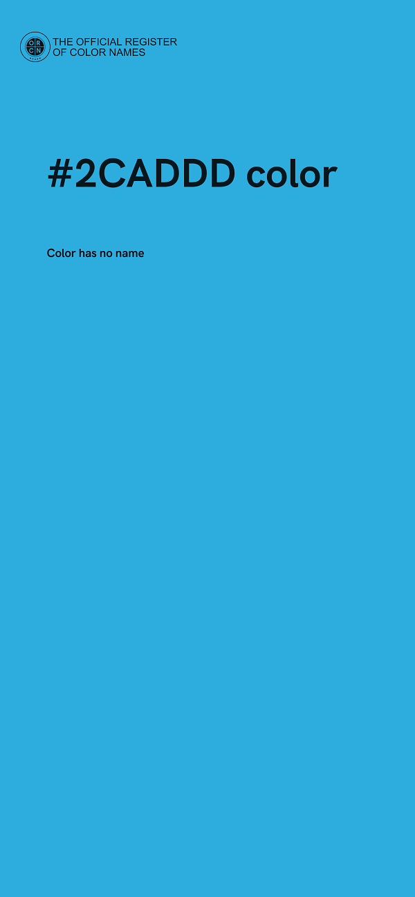 #2CADDD color image