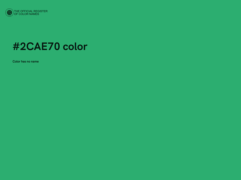 #2CAE70 color image