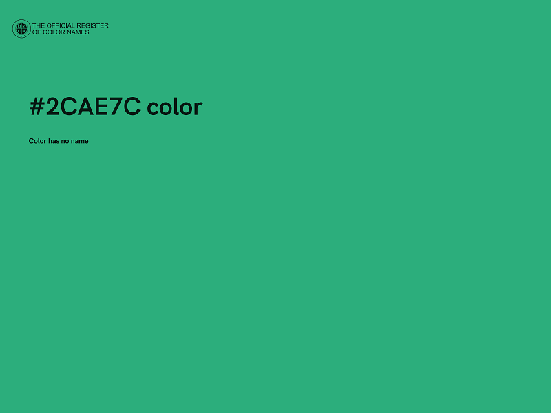 #2CAE7C color image