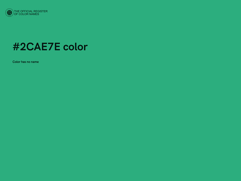 #2CAE7E color image