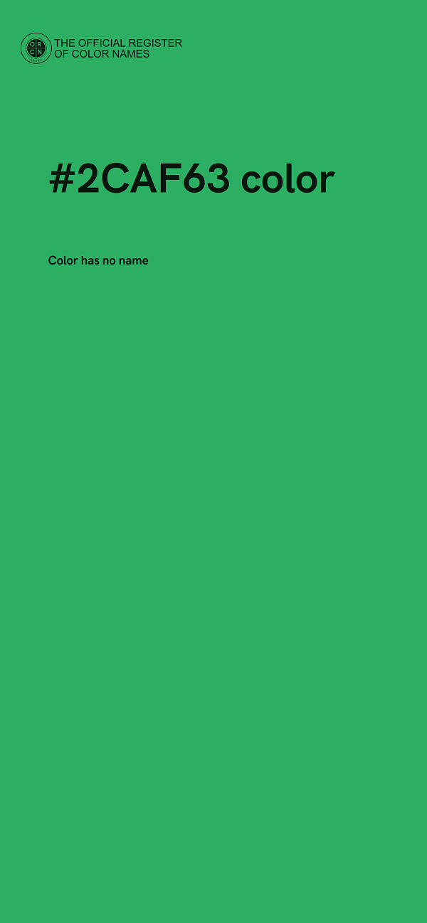 #2CAF63 color image