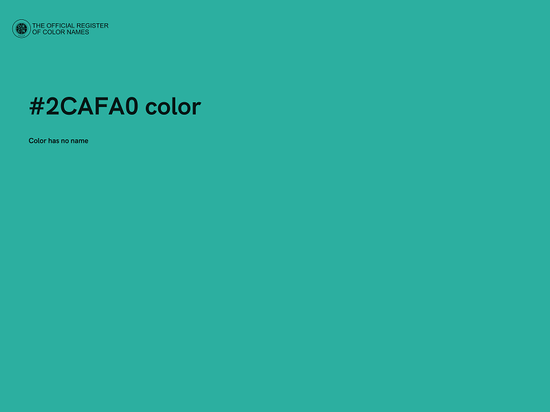 #2CAFA0 color image