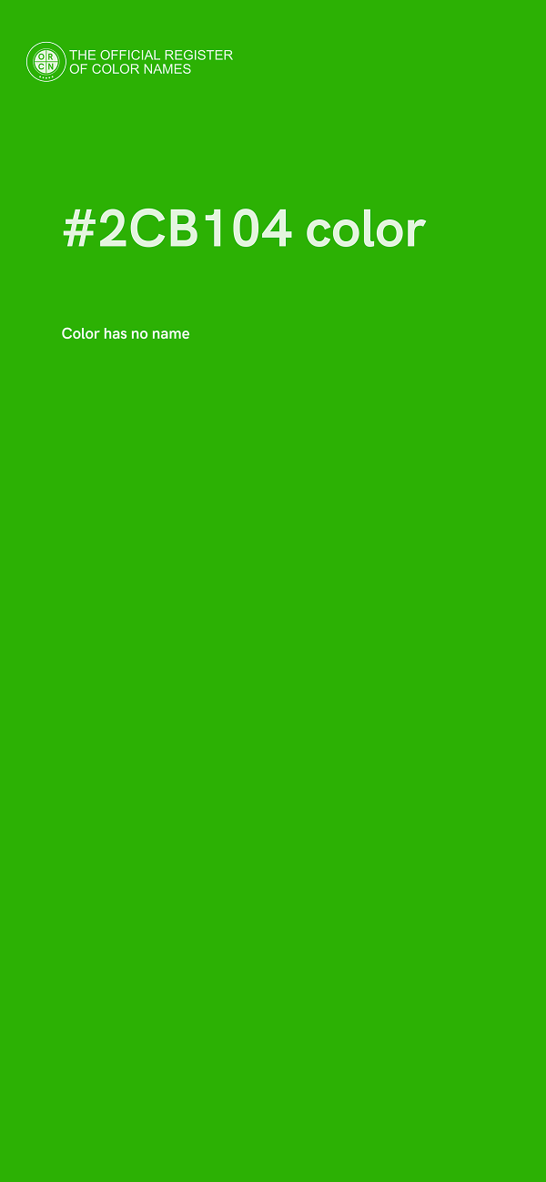 #2CB104 color image