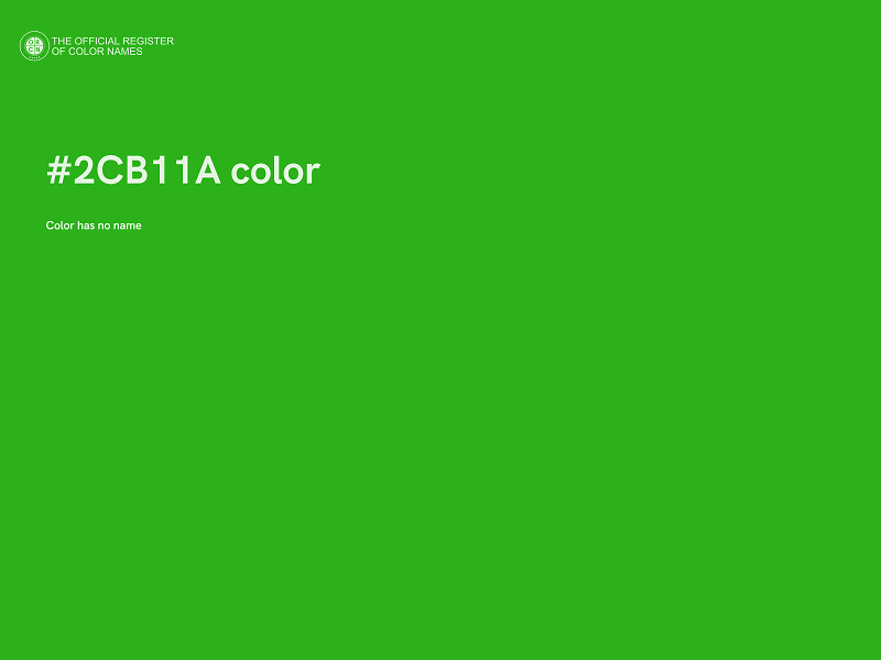 #2CB11A color image