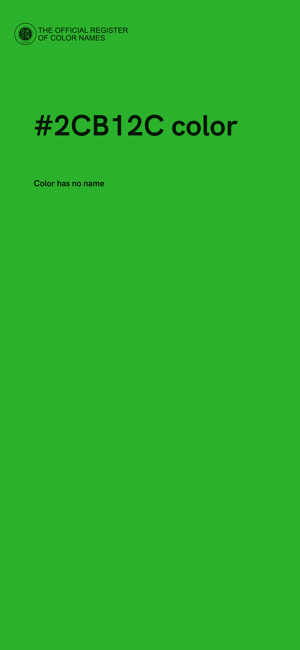 #2CB12C color image