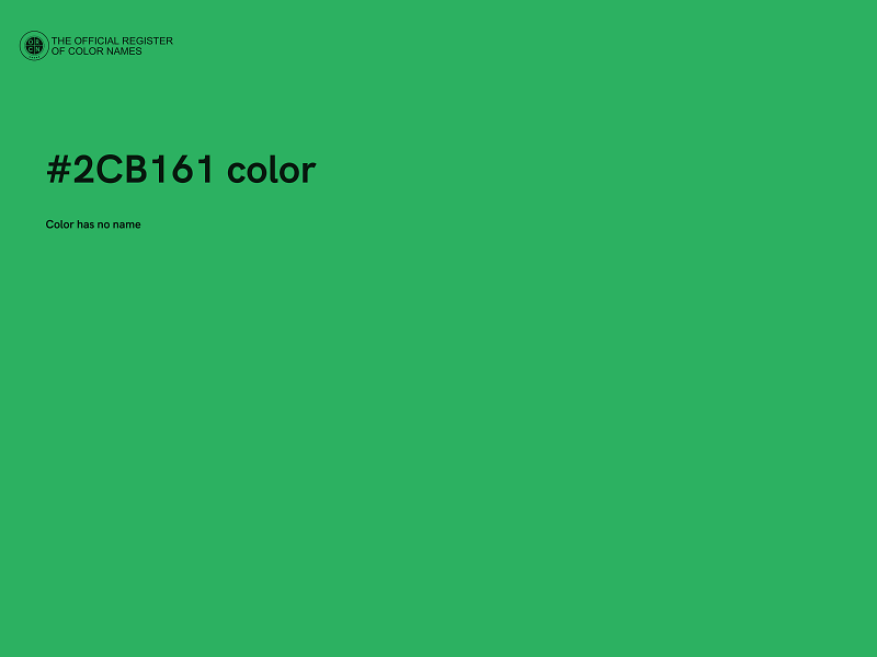 #2CB161 color image