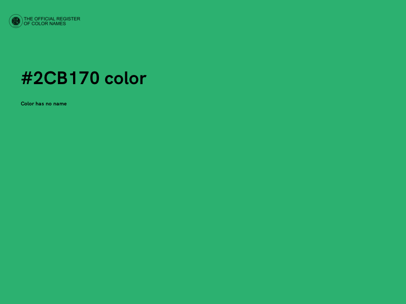 #2CB170 color image