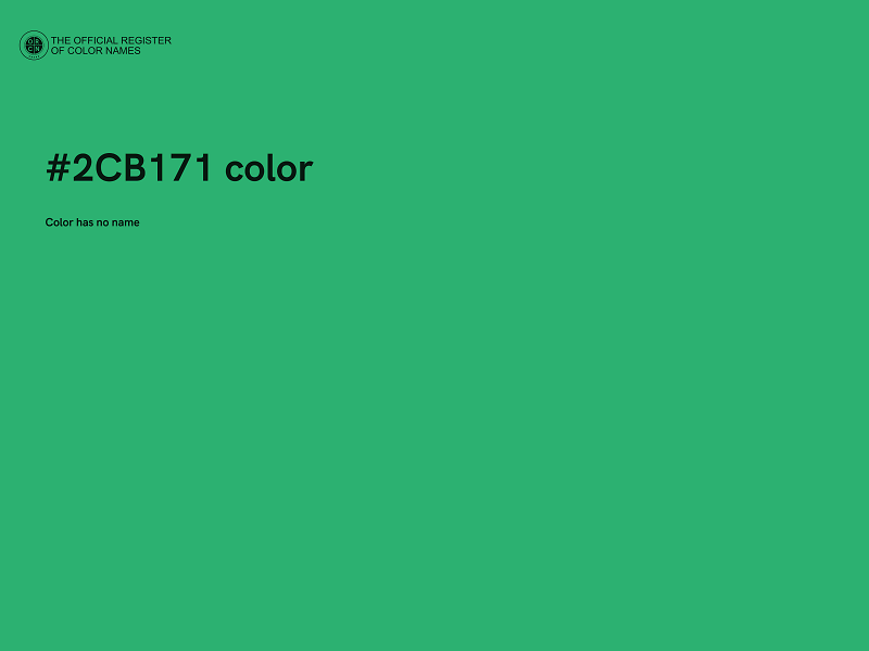 #2CB171 color image