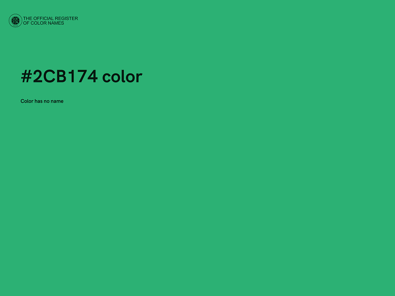 #2CB174 color image