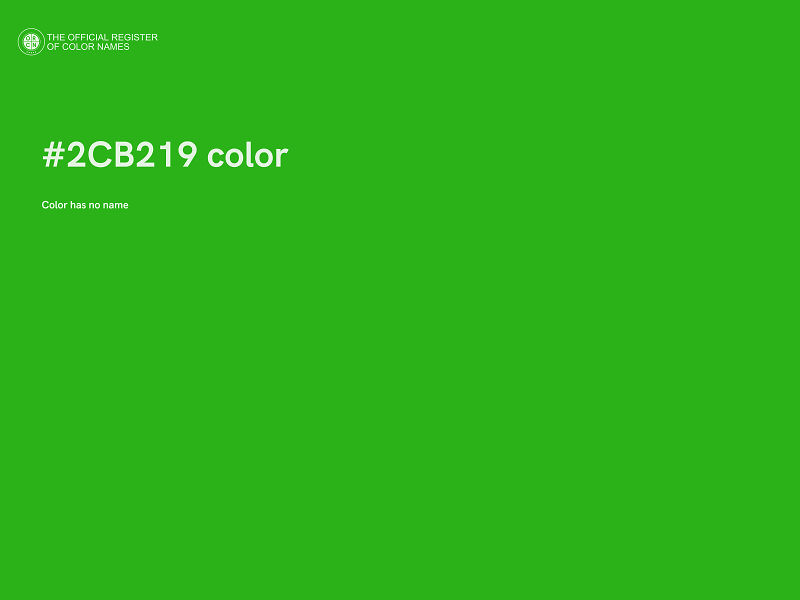 #2CB219 color image