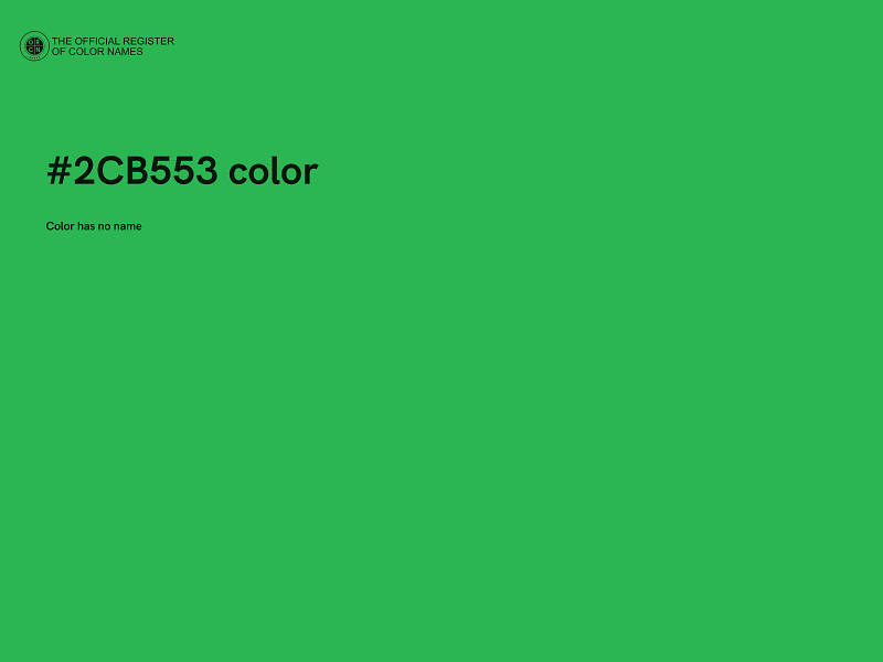 #2CB553 color image