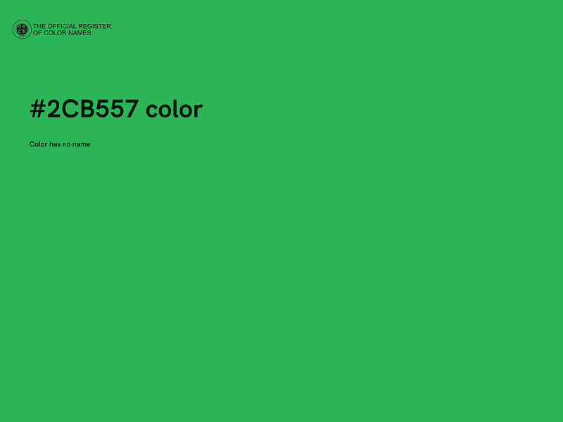 #2CB557 color image