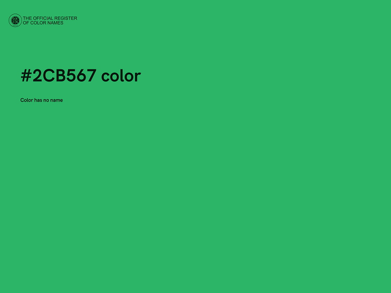 #2CB567 color image