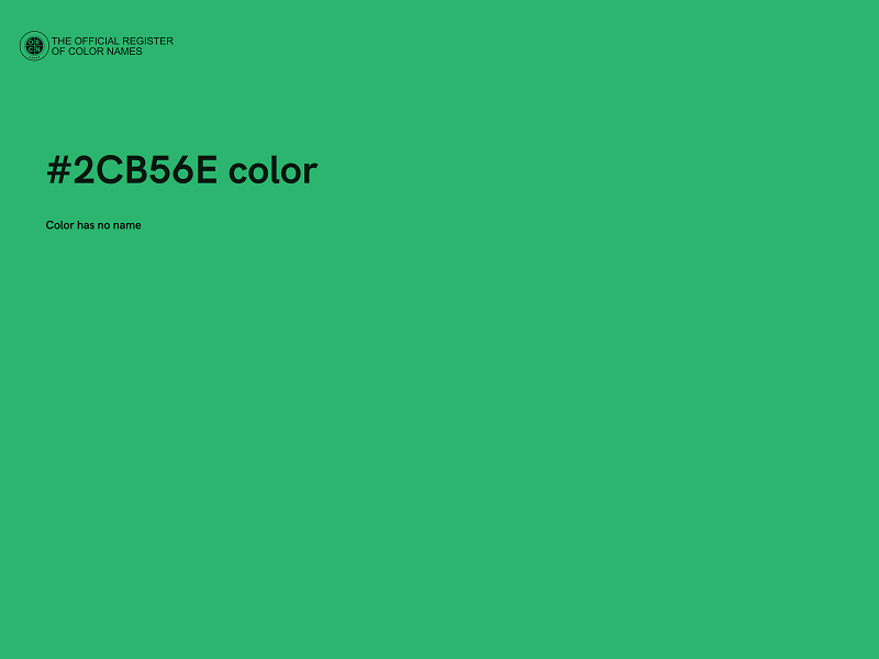 #2CB56E color image