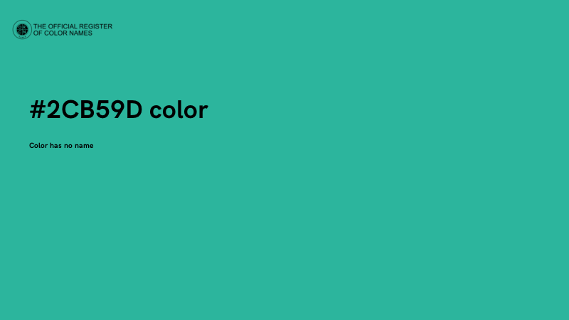 #2CB59D color image