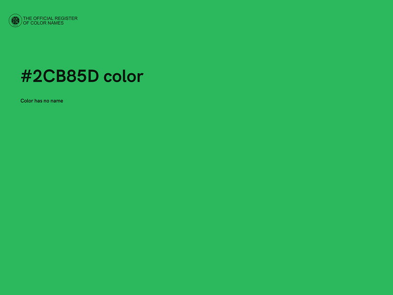 #2CB85D color image