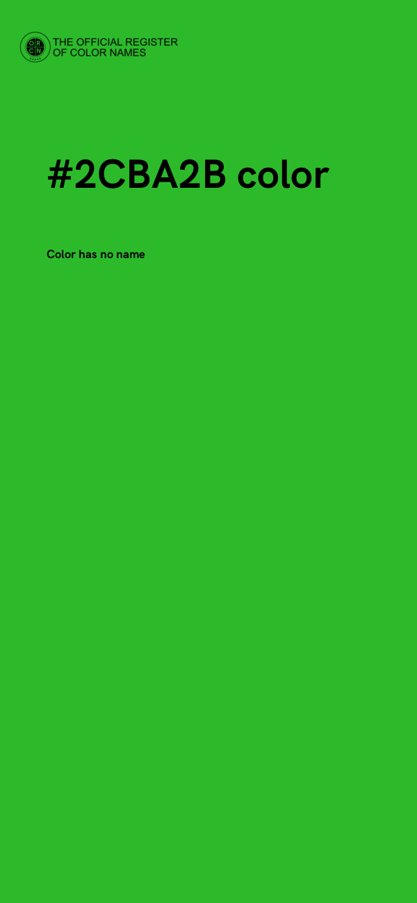 #2CBA2B color image
