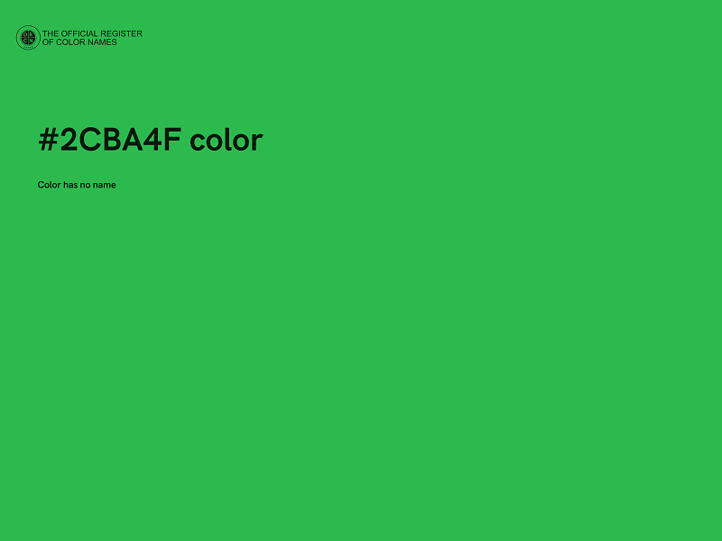 #2CBA4F color image