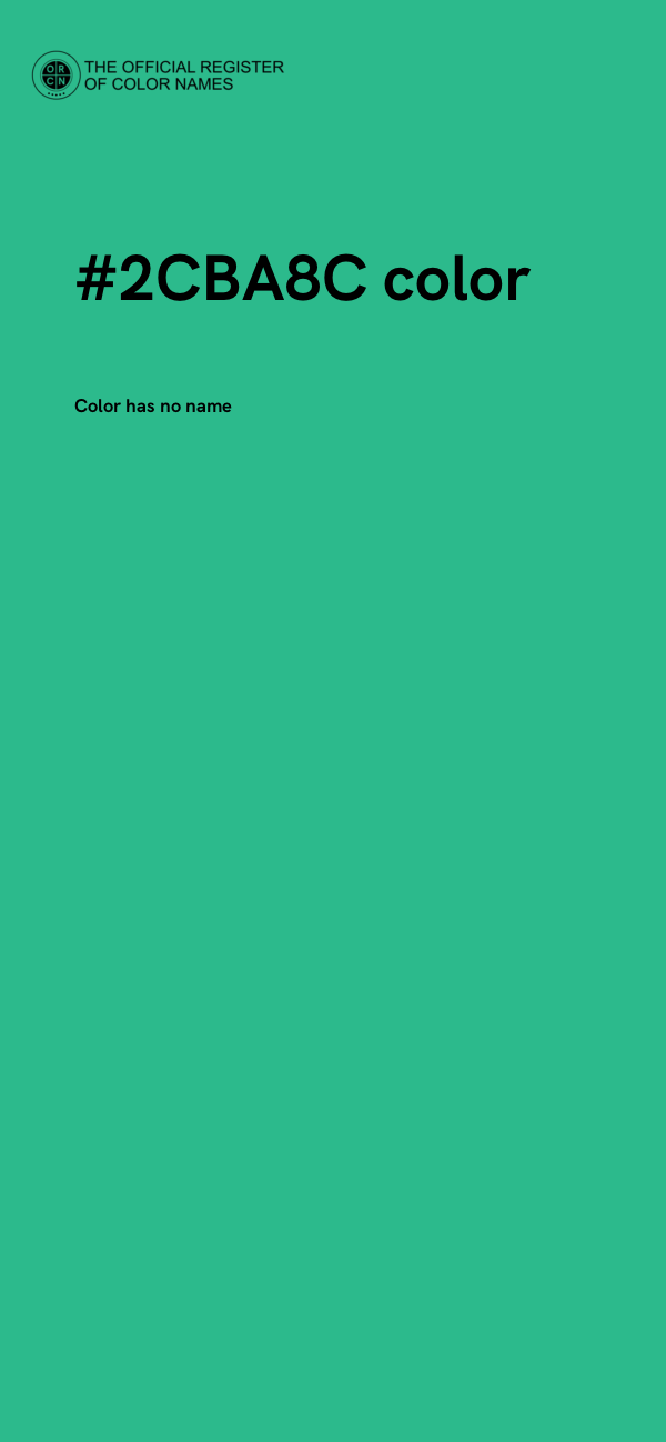 #2CBA8C color image