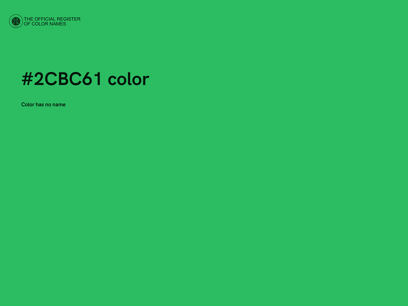 #2CBC61 color image