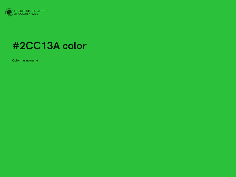 #2CC13A color image