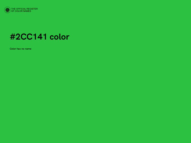 #2CC141 color image