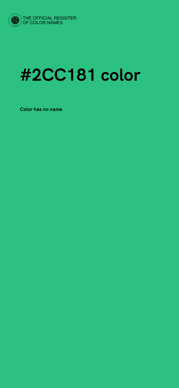 #2CC181 color image