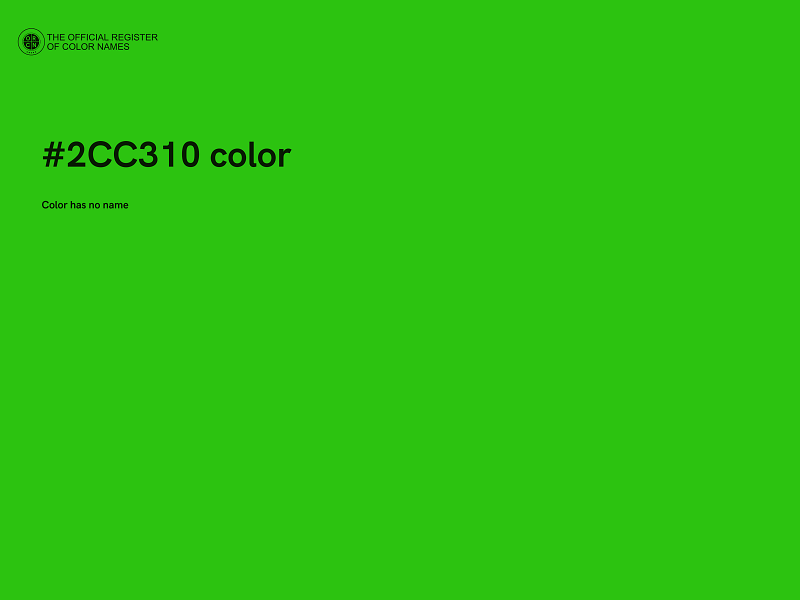 #2CC310 color image