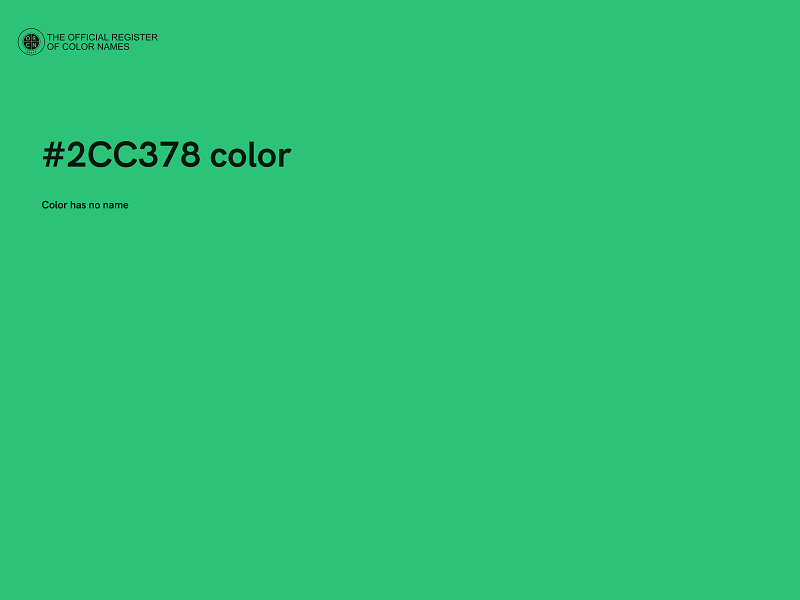 #2CC378 color image