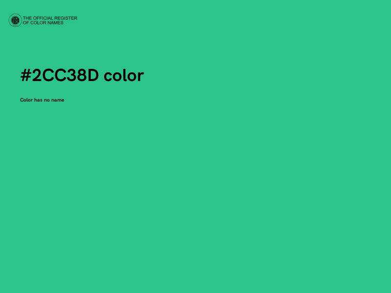 #2CC38D color image